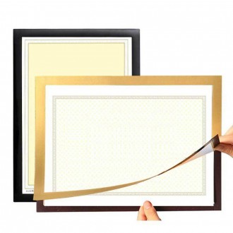 Bảng thông báo có khung đứng từ tính A4 DD-12509