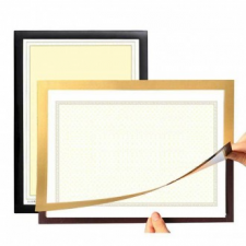 Bảng thông báo có khung đứng từ tính A4 DD-12509