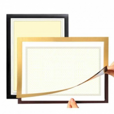 Bảng thông báo có khung đứng từ tính A4 DD-12509