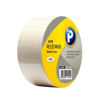 Băng keo màu trắng nhạt 48x40m M4840 Băng keo giấy Băng giấy nhăn Printec Tape