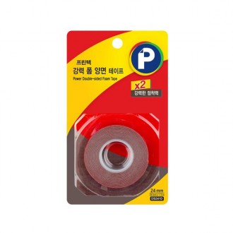 Băng keo xốp hai mặt PRINTEC Băng keo hai mặt 24x1,5m Băng keo hai mặt xốp PRINTEC