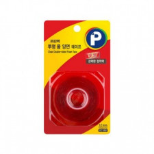 Băng keo xốp hai mặt trong suốt PRINTEC Băng keo hai mặt xốp 12x2m Băng keo xốp hai mặt PRINTEC