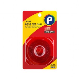 Băng keo xốp hai mặt trong suốt PRINTEC Băng keo hai mặt xốp 24x1,5m Băng keo hai mặt xốp PRINTEC