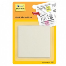 Giấy dán trong mờ màu trắng 30 tờ 76X76mm đồ dùng văn phòng viết