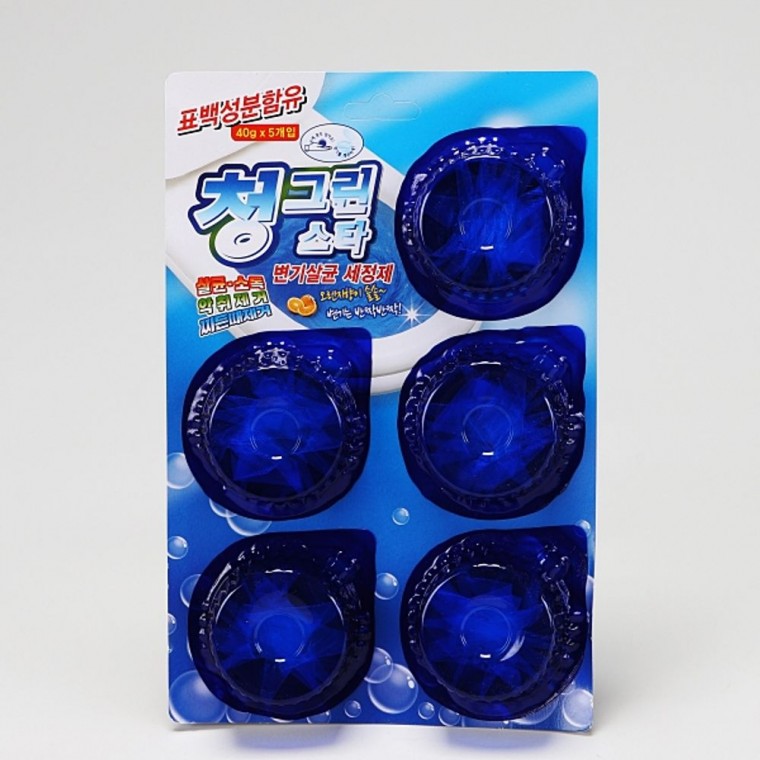 Nước tẩy bồn cầu Cheongstar 40g x 5P 1 bộ