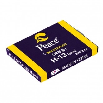 Kim bấm ghim đóng sách Peace A H-13 Series 13-6MM 2000PCS 1 chiếc