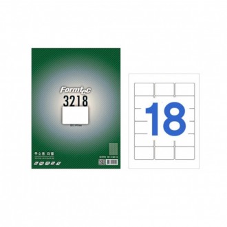 Nhãn địa chỉ Formtech 18 khoảng trống, 100 tờ LS-3218 1
