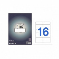 Nhãn địa chỉ Formtech, 16 khoảng trắng, 20 tờ, 1 LQ-3107