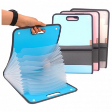 Tay cầm 13 ngăn có thể mở rộng Hộp đựng hồ sơ A4 1P