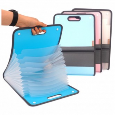 Tay cầm 13 ngăn có thể mở rộng Hộp đựng hồ sơ A4 1P
