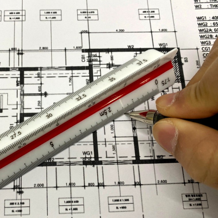 Thước đo tích lũy độ phóng đại thấp 30cm