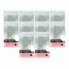 Túi dính trong suốt số 10 (220x320+30mm 6 tờ) - 10 miếng Túi dính trong suốt Vinyl trong suốt Vinyl dính Vinyl Bao bì Túi nhựa quà tặng