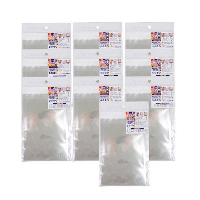 Túi Dính Trong Suốt Số 7 (14 tờ 160x220+30mm) - 10 Túi Dính Trong Suốt Bao Bì Vinyl Dán Vinyl Trong Suốt Túi Nhựa Quà Tặng Vinyl