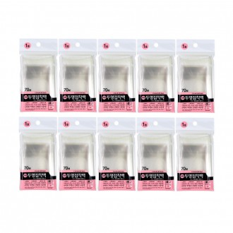 Túi Dính Trong Suốt Số 1 (60x80+30mm 70 tờ) - 10 Túi Dính Trong Suốt Bao Bì Vinyl Dán Vinyl Trong Suốt Túi Nhựa Quà Tặng Vinyl