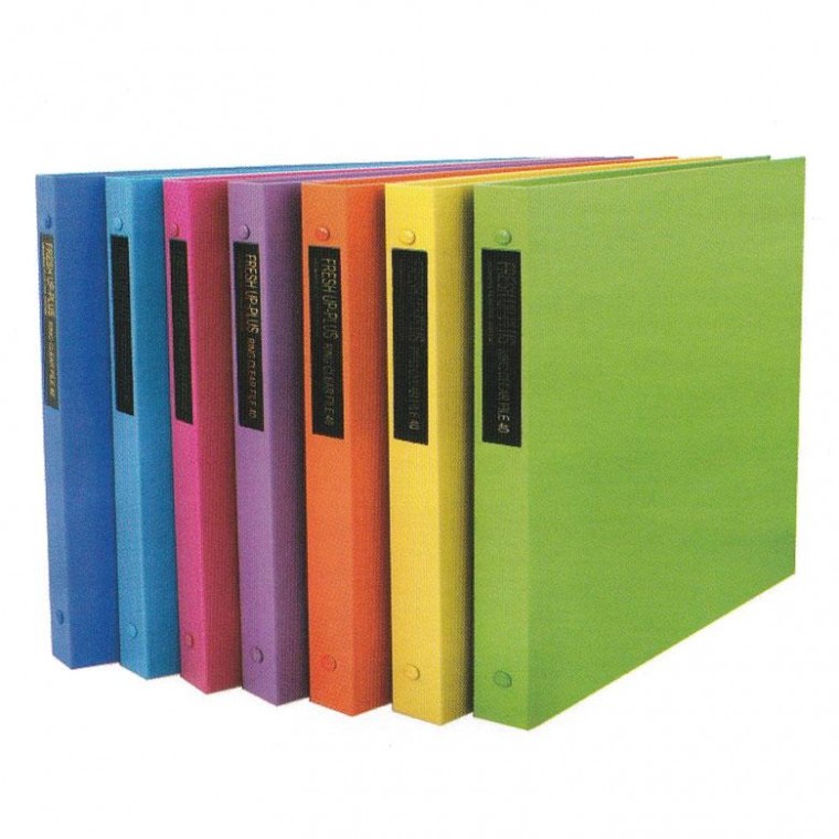 Clear File A4 Clear File Nhiều lớp PP tráng Fresh Up Ring Clear File 40 Sheets Clear File File Sắt