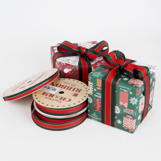 Ruy băng gói quà 10mm x 15y Ruy băng Guchuuri Sinh nhật 10 Giáng sinh