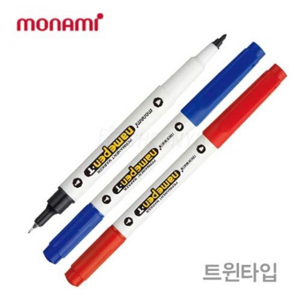 Tên bút đôi loại 12 miếng Monami bút đánh dấu cả hai mặt mỏng vừa