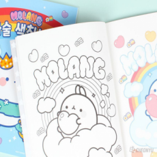 Sách tô màu Sách tô màu ma thuật Molang vẽ màu trò chơi nghệ thuật tô màu