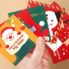 Bộ Thiệp Giáng Sinh 6 Phong Bì Giáng Sinh Mini Bưu Thiếp Cuối Năm