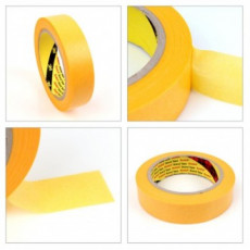 1 cuộn (50m) rộng 5cm Băng keo 3M màu vàng, sơn bảo vệ chống thấm nước chịu nhiệt