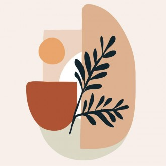 Bộ tranh Pipo HP10124 Tranh trừu tượng Mini 20x20