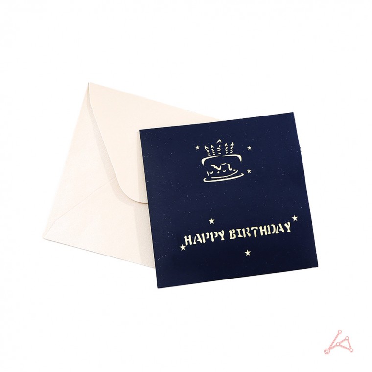 Thiệp chúc mừng sinh nhật ba chiều hải quân