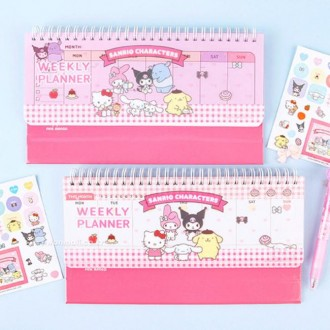 Nhân vật Sanrio Công cụ lập kế hoạch hàng tuần vĩnh viễn ngẫu nhiên 831125