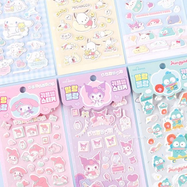Nhãn dán vật phẩm mềm mại và dễ thương nhân vật Sanrio (1 ngẫu nhiên) 831620