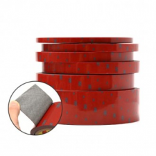 1 cuộn (11m) màu xám rộng 1,5cm 3M 3M băng keo hai mặt chắc chắn cho xe ô tô sửa chữa cố định phụ tùng ô tô