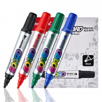 Bút đánh dấu Monami (1 gói 12 cây)/4 màu