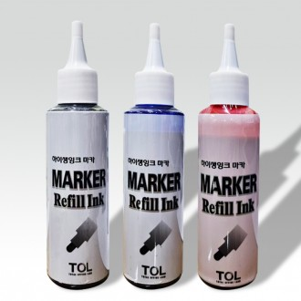 Highline (bảng màn hình) mực thô bút đánh dấu nạp lại mực (1 chai/4 màu/dành cho bảng trắng mờ)
