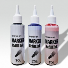 Highline (bảng màn hình) mực thô bút đánh dấu nạp lại mực (1 chai/4 màu/dành cho bảng trắng mờ)