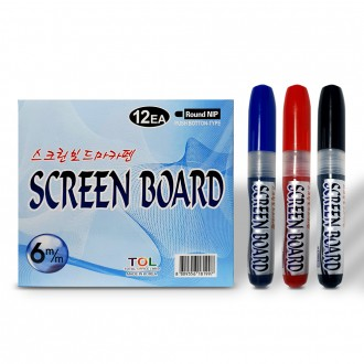 Bút đánh dấu Highline (1 gói 12 cây/3 màu/cho bảng trắng mờ) - Bảng màn hình