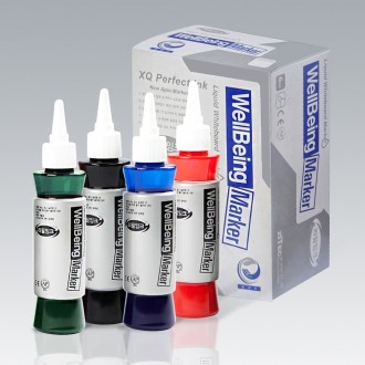 Appio Wellbeing Marker Ink (6 chai/gói/4 màu/dành cho bảng trắng mờ)