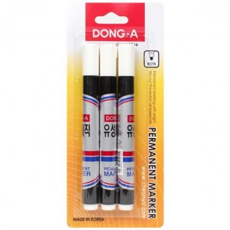 Bút đánh dấu dầu 3 gói màu đen ma thuật gốc dầu dành cho văn phòng phẩm giao hàng văn phòng