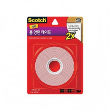 Băng keo hai mặt 3M Scotch 3140 khung tranh xốp chắc chắn 12mm×4m