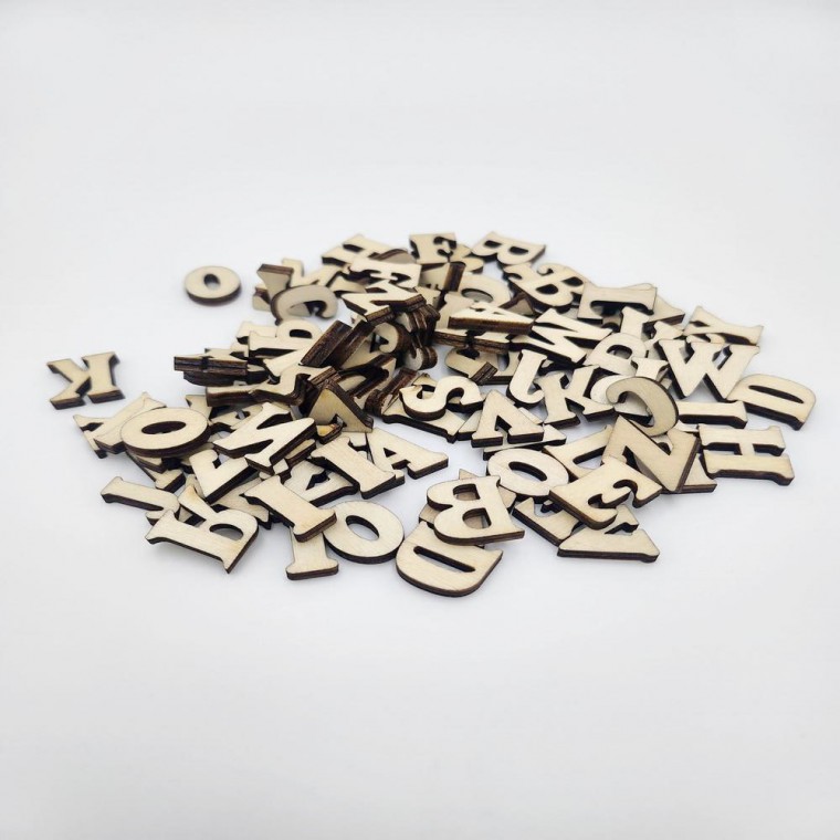 DIY bảng chữ cái số đạo cụ thủ công bằng gỗ