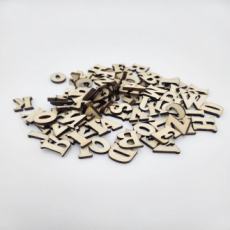 DIY bảng chữ cái số đạo cụ thủ công bằng gỗ