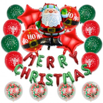 Bộ bóng bay Giáng sinh vui vẻ Sự kiện Tiệc tại nhà Trang trí nhà cửa Trang trí nhà cửa
