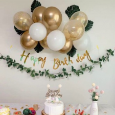 Bộ bóng bay tiệc sinh nhật tự nhiên Sự kiện Tiệc tại nhà Trang trí nhà cửa Trang trí nội thất