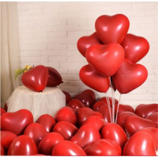 50 quả bong bóng hình trái tim trang trí nhà cửa cho bữa tiệc tại nhà