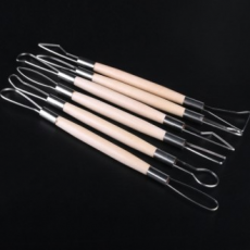 Bộ dụng cụ cạo đất sét gốm sứ 6 món