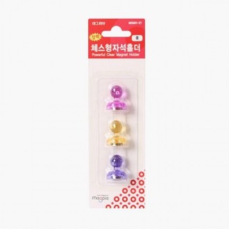 Giá đỡ từ tính 21mm 3 chiếc cờ vua loại kích thước trung bình vách ngăn nam châm bảng thông tin