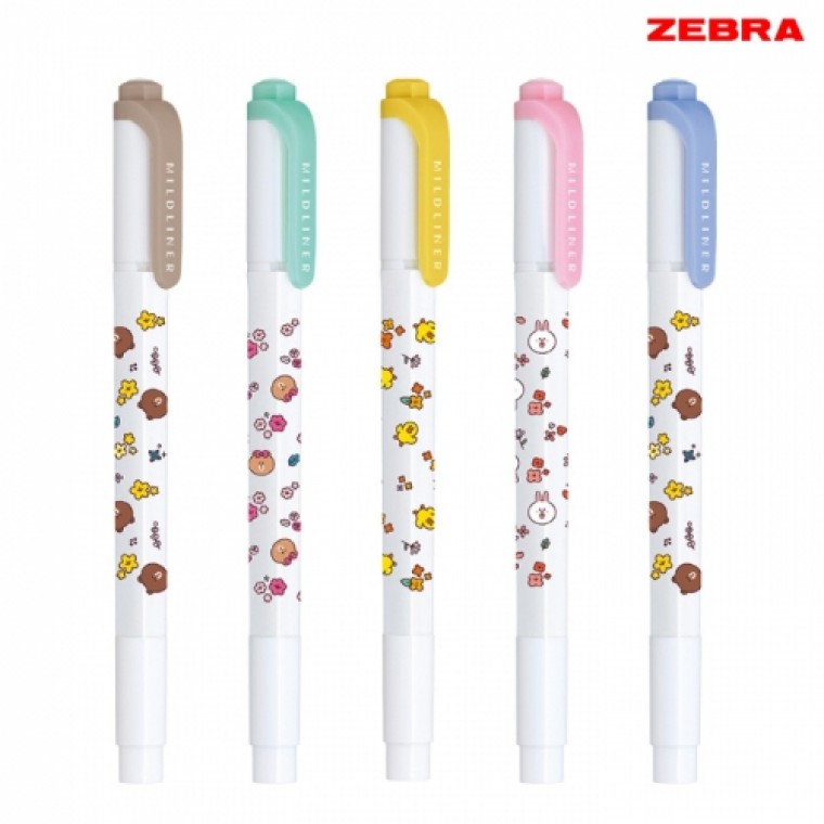 Zebra Mild Liner Limited Line Friends 5 Màu WKT7-LN2
