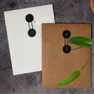 Nút Phong bì Nhỏ 5 mảnh Thư quà tặng Phong bì Kraft Tổ chức lưu trữ ảnh