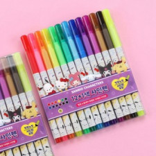 Bút Ký Sanrio Bút Ký 12 + 1 Màu Bút Ký Nhà Trẻ Mẫu Giáo Ký Bút Nhóm Quà Tặng Trở Lại Quà Tặng