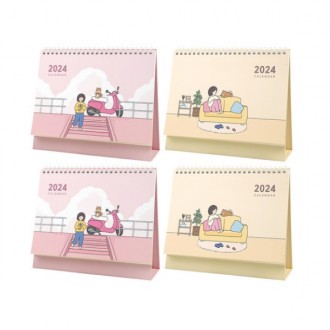 Lịch để bàn lúa mạch Pinkfoot 2024 (Bộ 4)