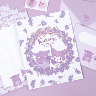 Sanrio Kurumi Bộ văn phòng phẩm Phong bì thư Nhãn dán kỷ niệm sinh nhật