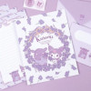 Sanrio Kurumi Bộ văn phòng phẩm Phong bì thư Nhãn dán kỷ niệm sinh nhật