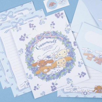 Sanrio Cinnamoroll Bộ văn phòng phẩm Phong bì thư Nhãn dán kỷ niệm sinh nhật